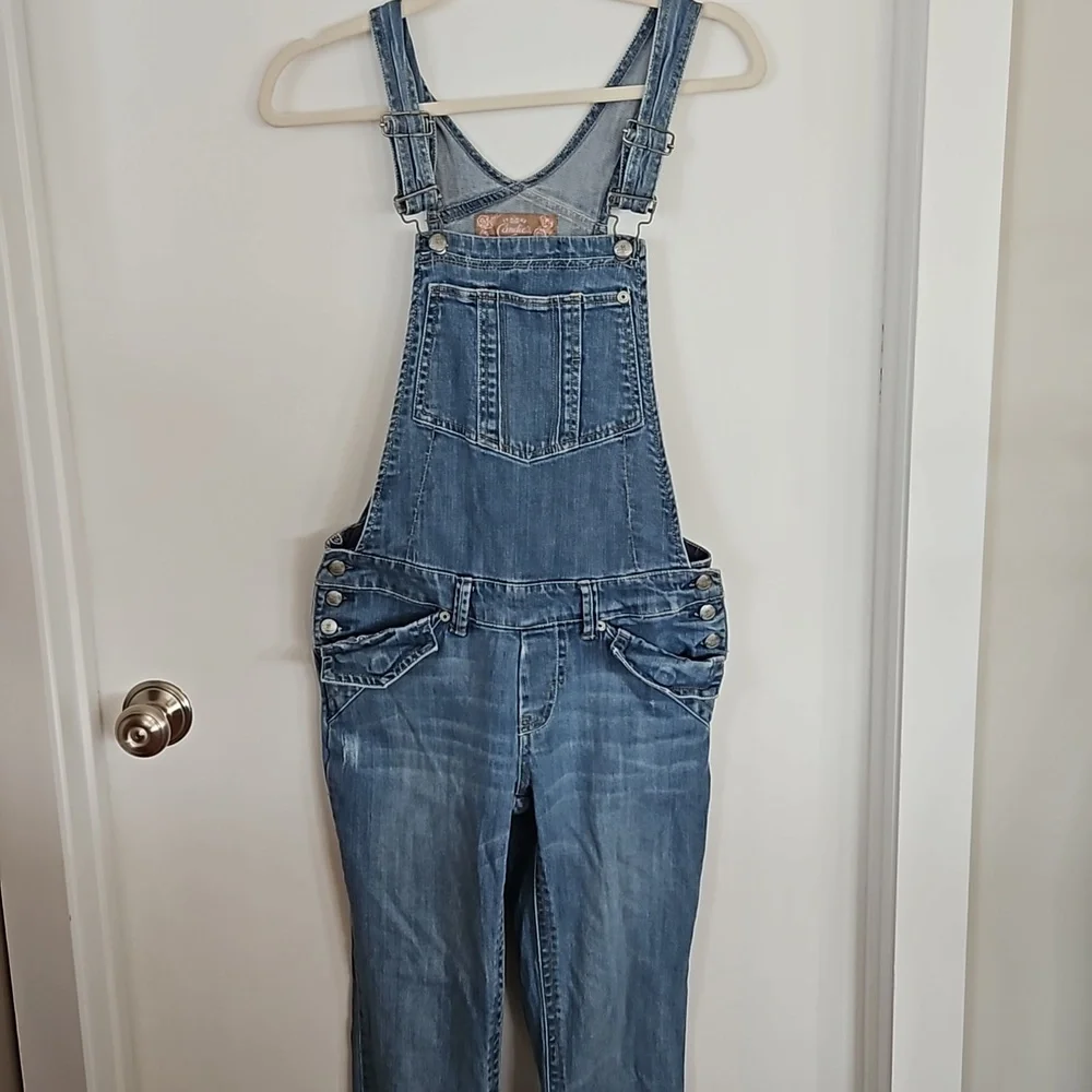 VINTAGE CANDIES DENIM OVERALLS - Picture 1 of 12